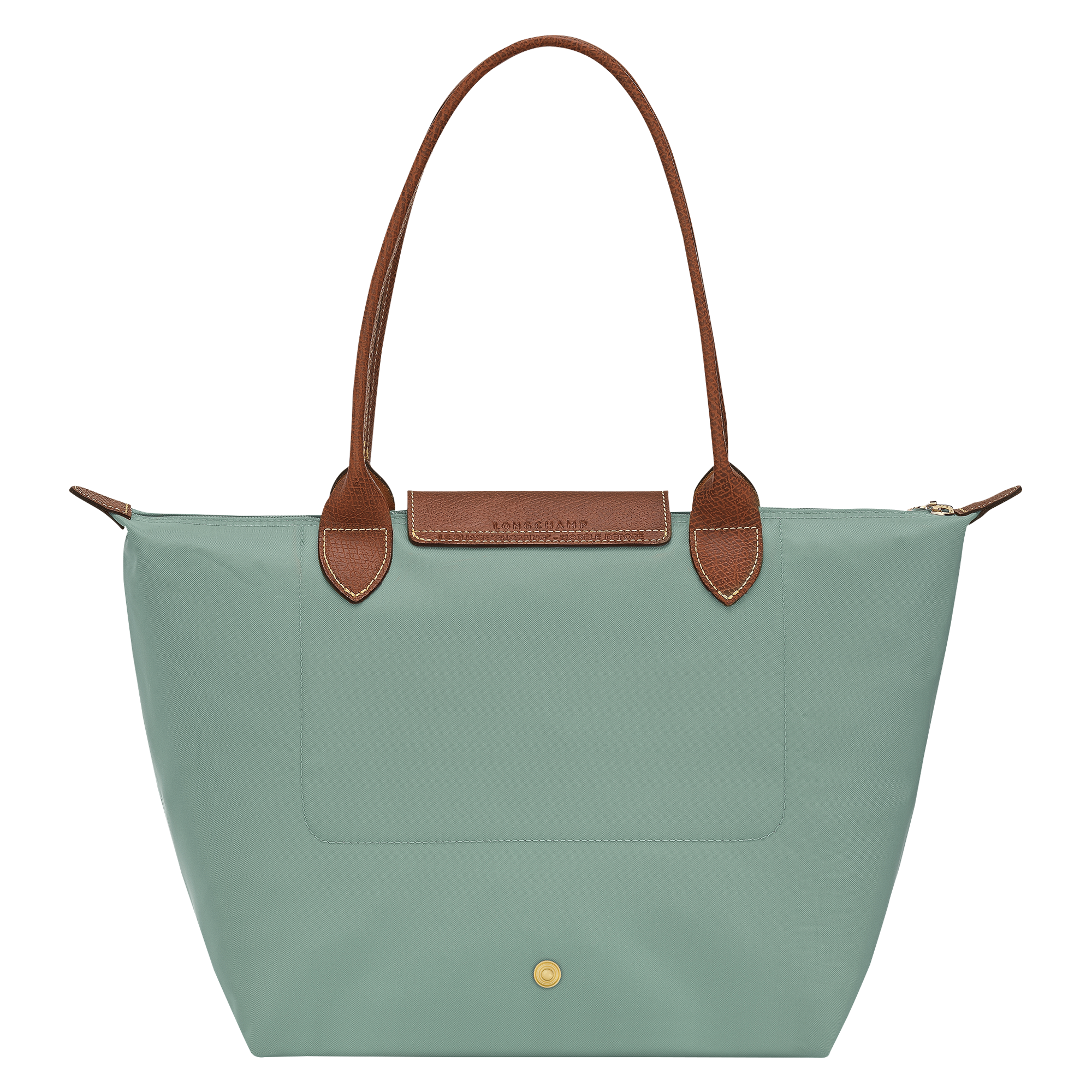 Le Pliage Original M Tote bag / Celadon - Recycled canvas - Image 4