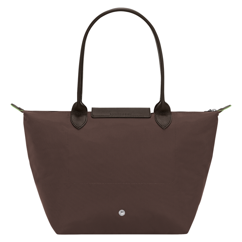 Le Pliage Green M Tote bag / Mocha - Recycled canvas - Image 9
