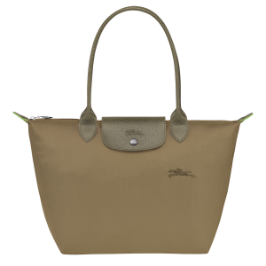 Le Pliage Green M Tote bag / Artichoke - Recycled canvas