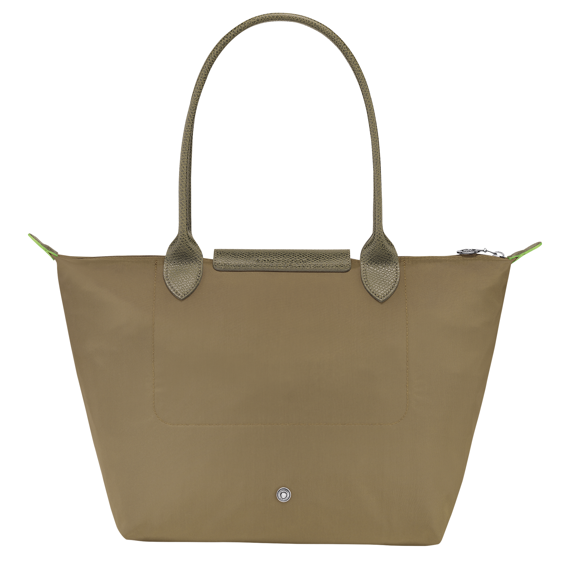 Le Pliage Green M Tote bag / Artichoke - Recycled canvas - Image 3