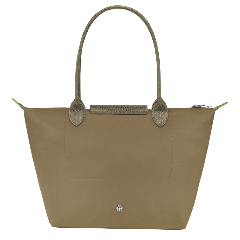 Le Pliage Green M Tote bag / Mocha - Recycled canvas - Image 15