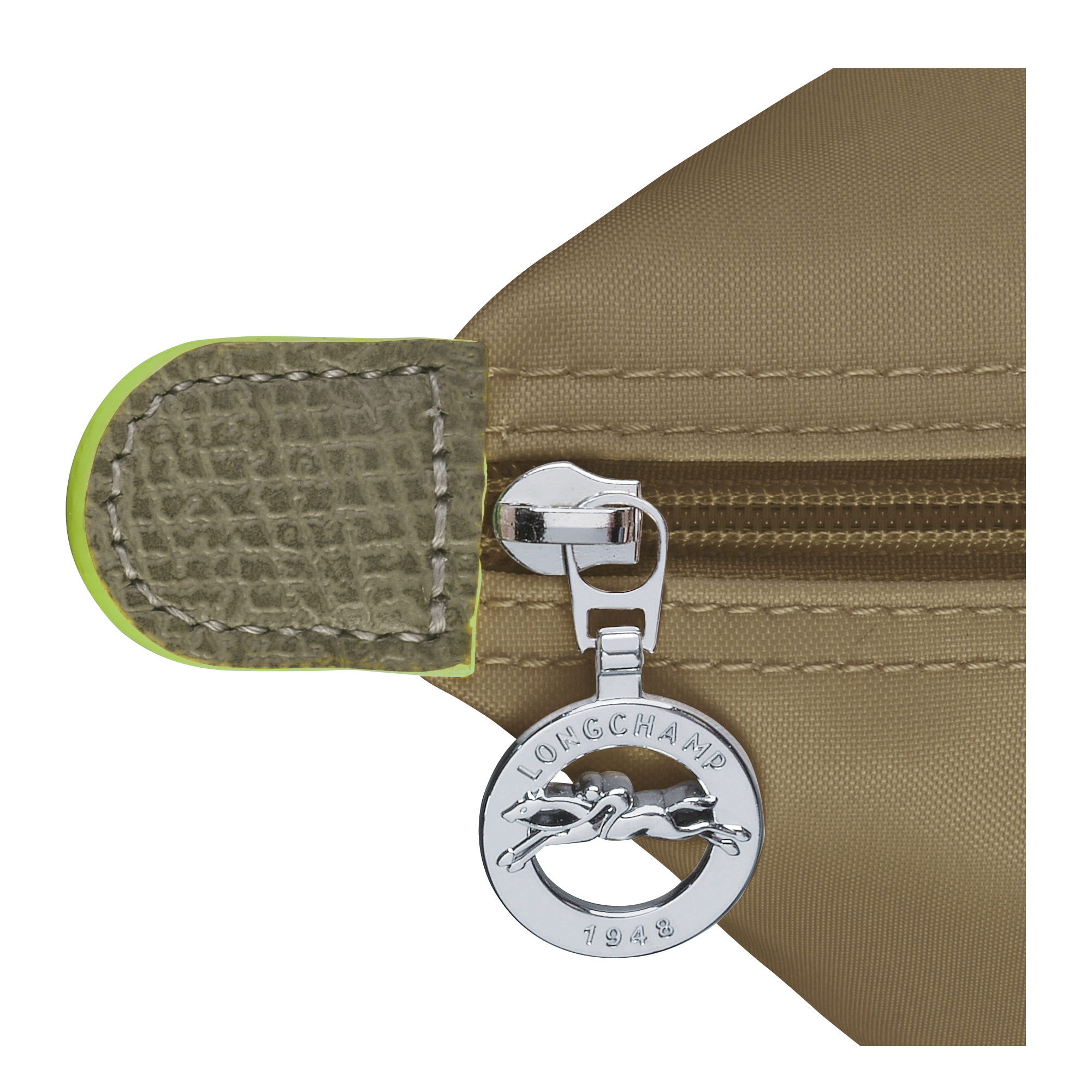 Le Pliage Green M Tote bag / Artichoke - Recycled canvas - Image 5