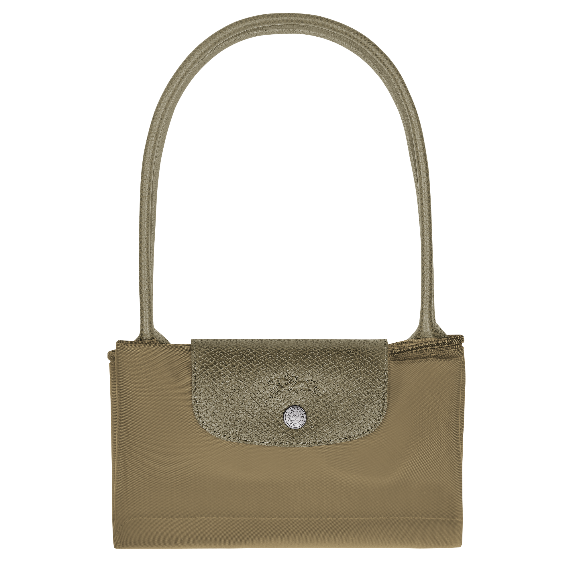 Le Pliage Green M Tote bag / Artichoke - Recycled canvas - Image 6