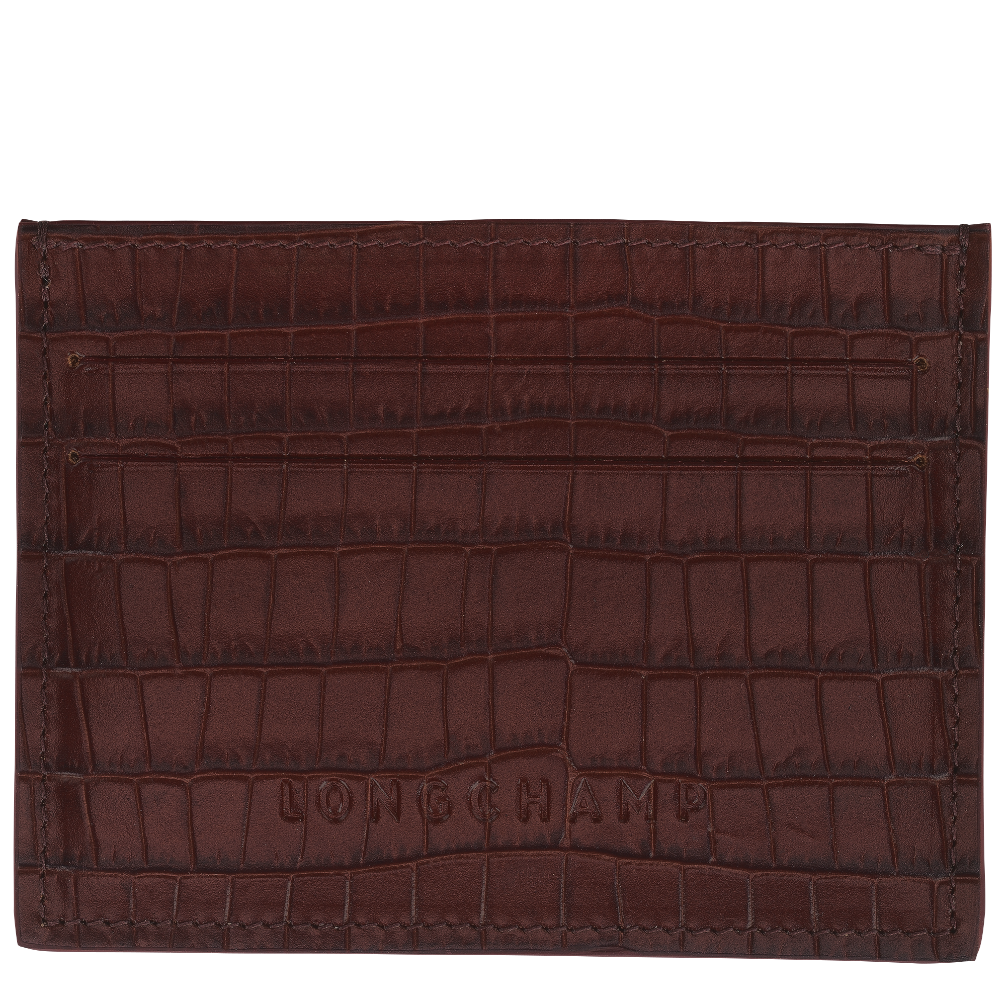 Longchamp Pocket Card holder / Mocha - Leather