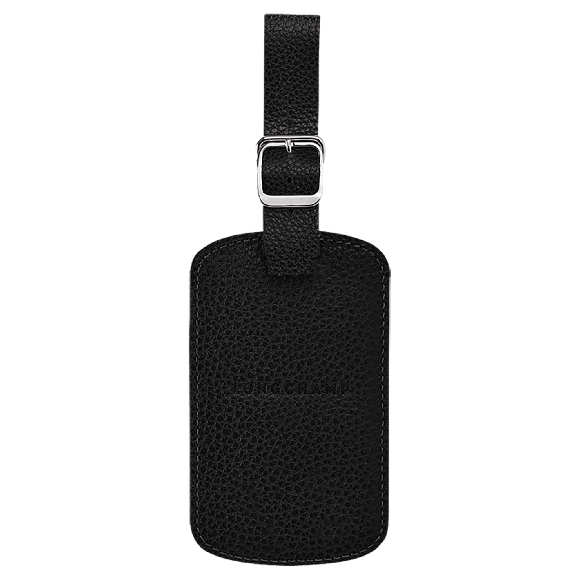 Le Foulonné Luggage tag / Black - Leather