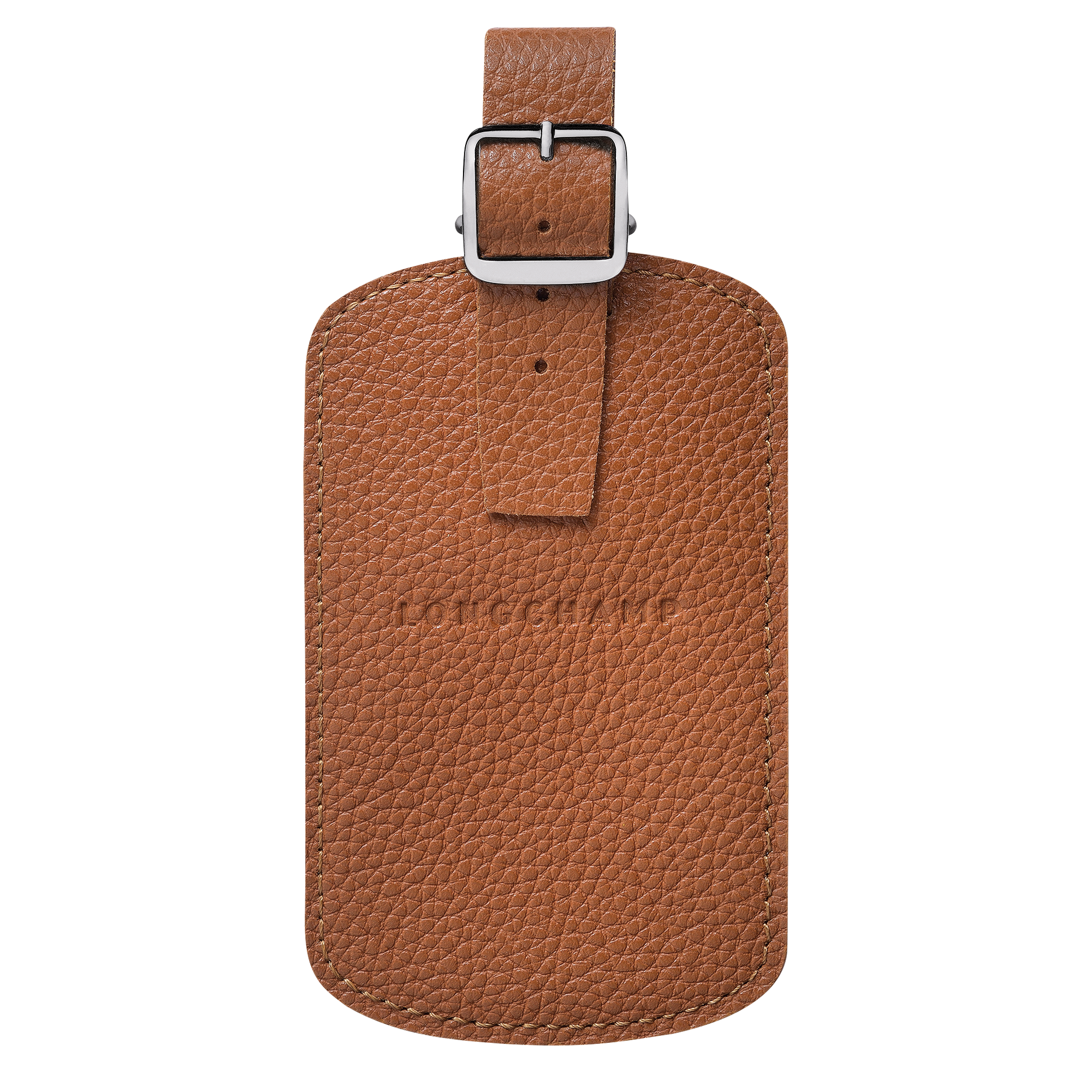 Le Foulonné Luggage tag / Caramel - Leather