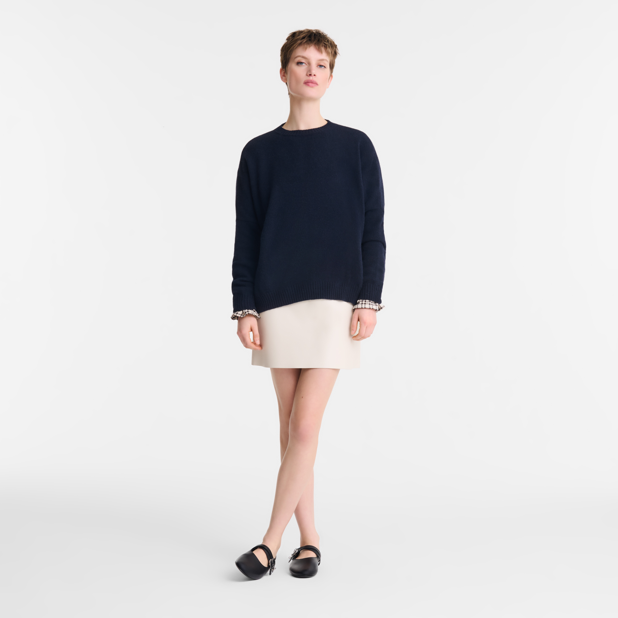 Sweater / Navy - Knit - Image 2