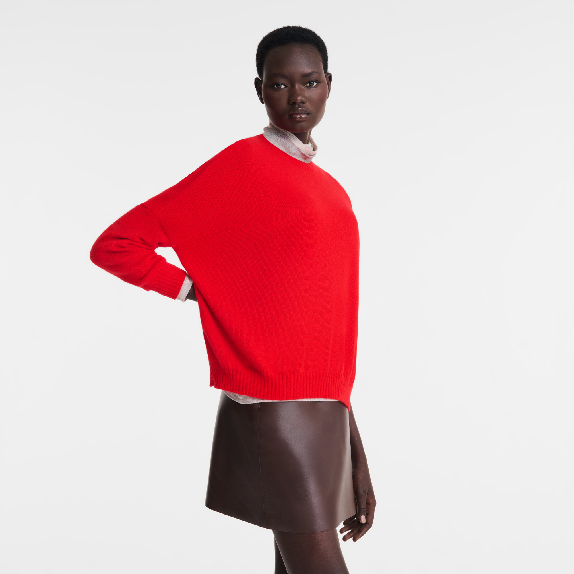Sweater / Red - Knit - Image 4