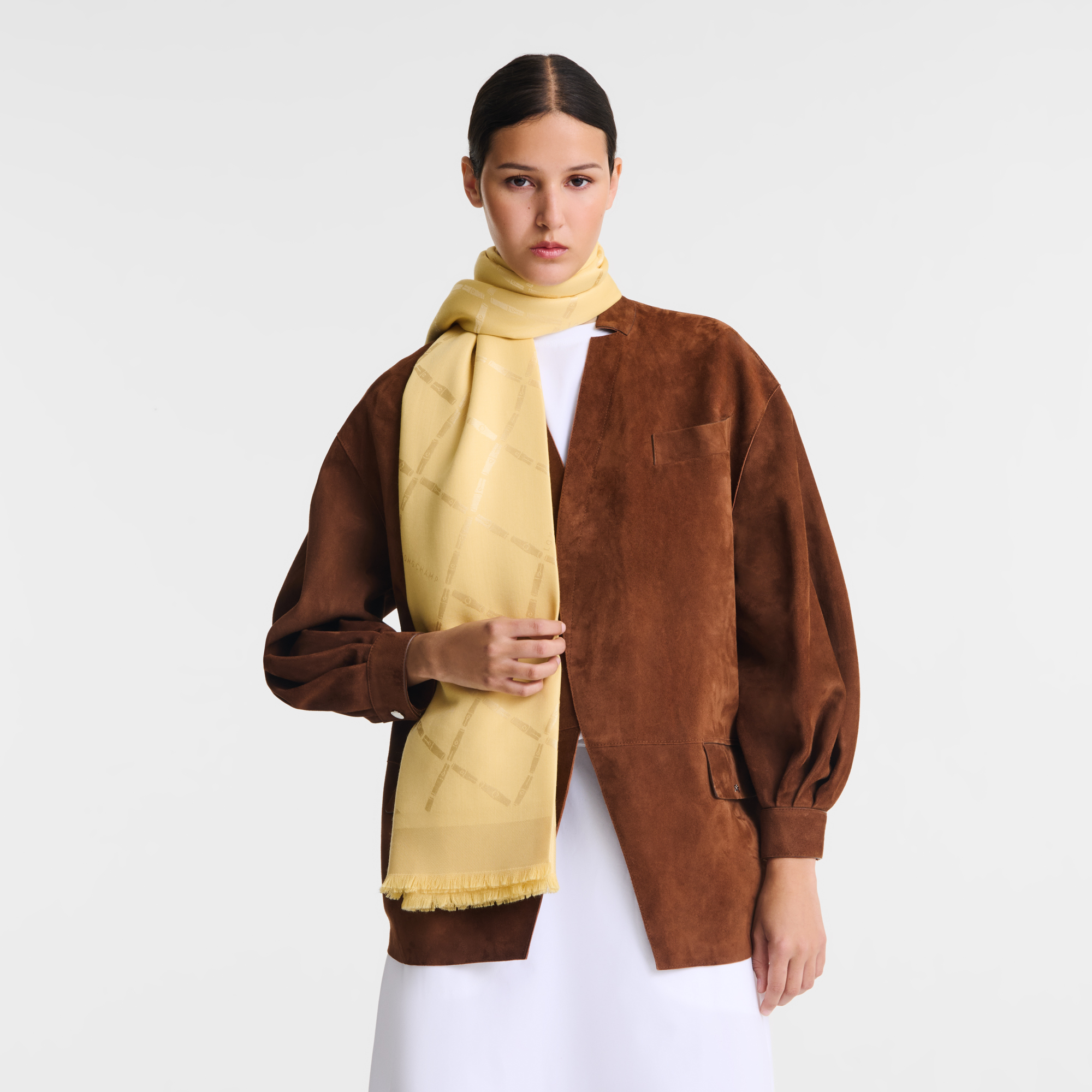 Le Roseau Shawl / Yellow Chick - Silk Blend