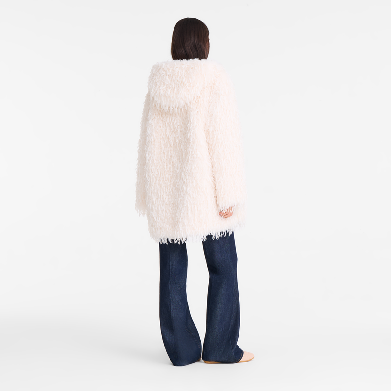 Coat / Ivory - Faux fur - Image 14