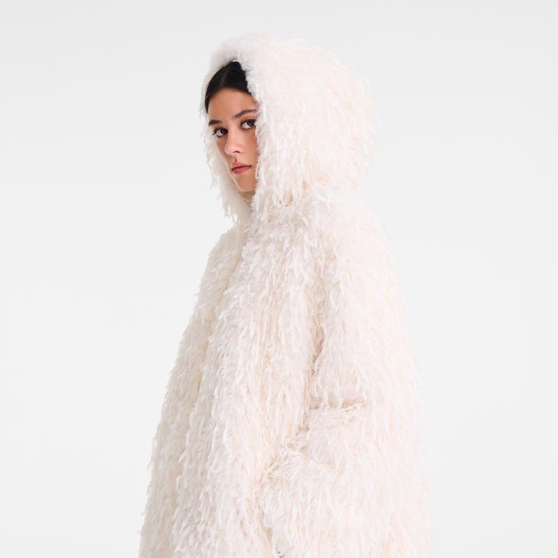 Coat / Ivory - Faux fur - Image 8