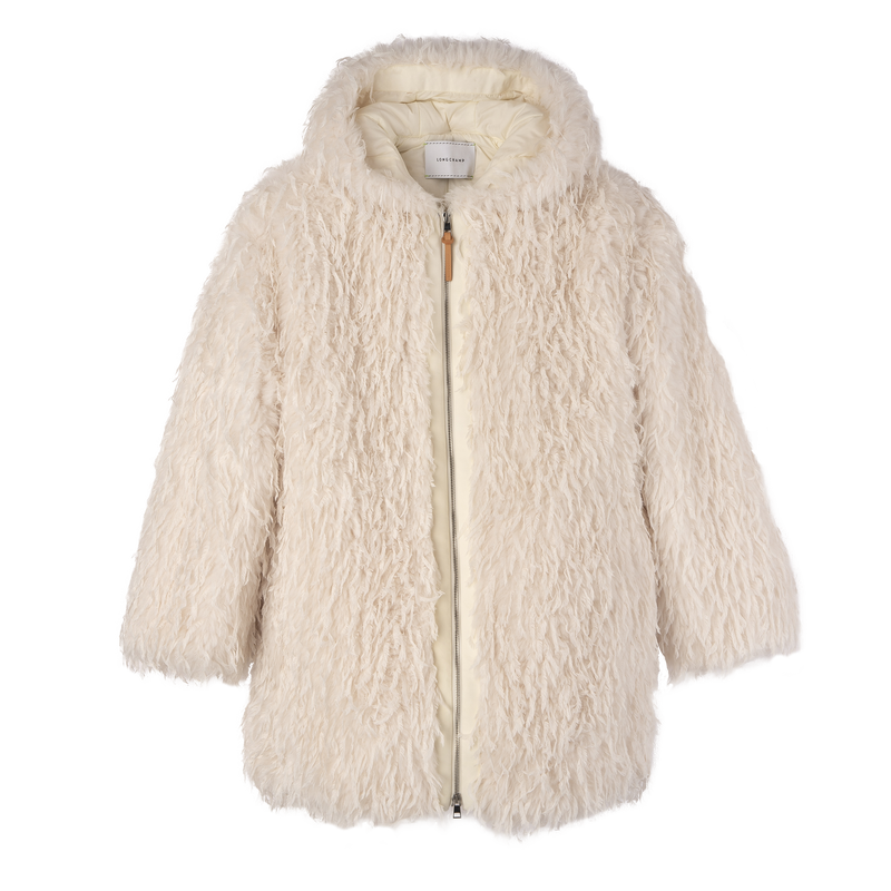 Coat / Ivory - Faux fur - Image 10