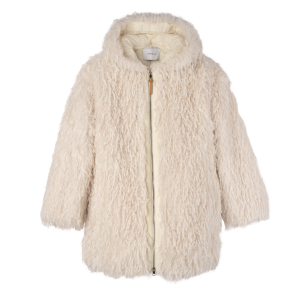 Coat / Ivory - Faux fur