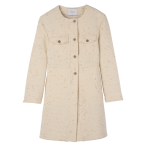 Coat / Ivory - Tweed