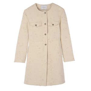 Coat / Ivory - Tweed