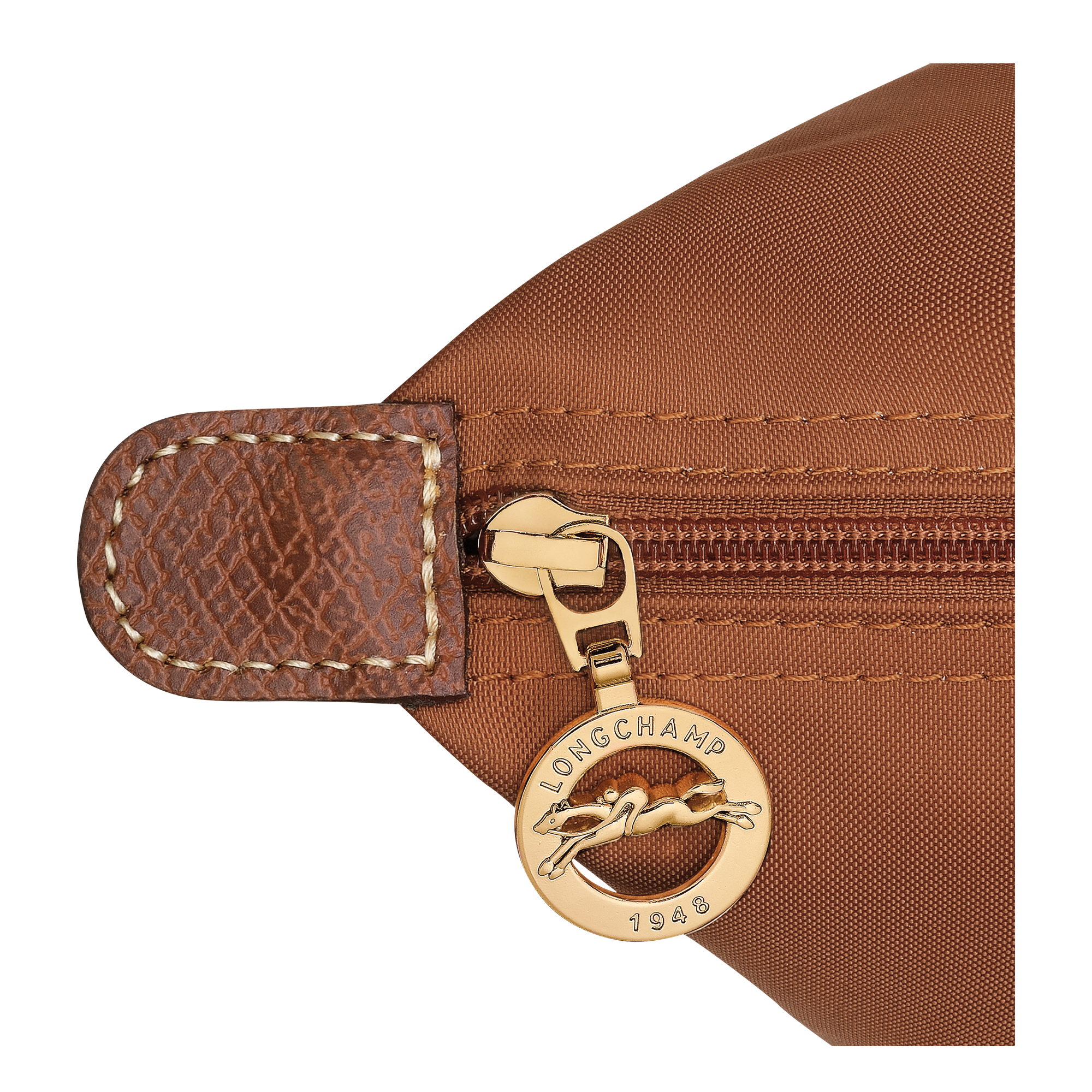 Le Pliage Original L Tote bag / Cognac - Recycled canvas - Image 5